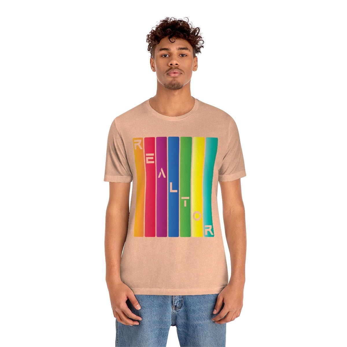 Realtor Colored Bars Tee - T-Shirt | ShirtyAgents