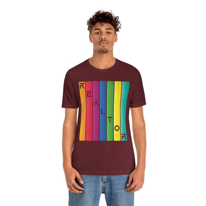 Realtor Colored Bars Tee - T-Shirt | ShirtyAgents