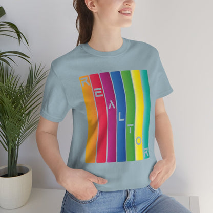 Realtor Colored Bars Tee - T-Shirt | ShirtyAgents
