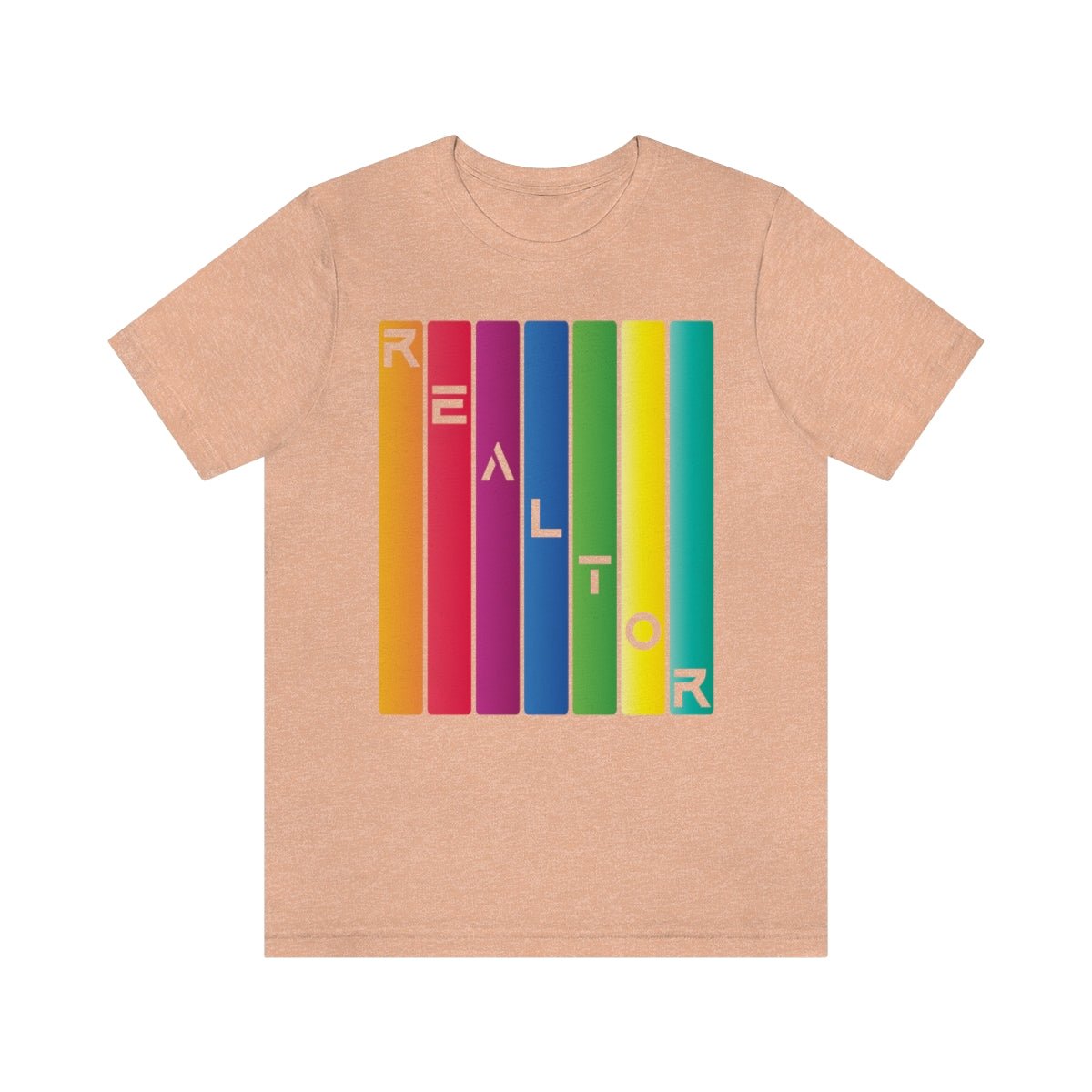 Realtor Colored Bars Tee - T-Shirt | ShirtyAgents