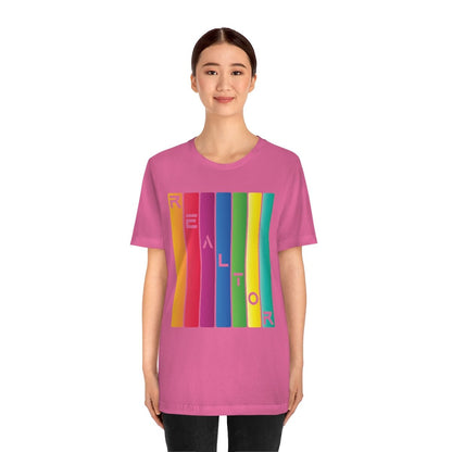 Realtor Colored Bars Tee - T-Shirt | ShirtyAgents
