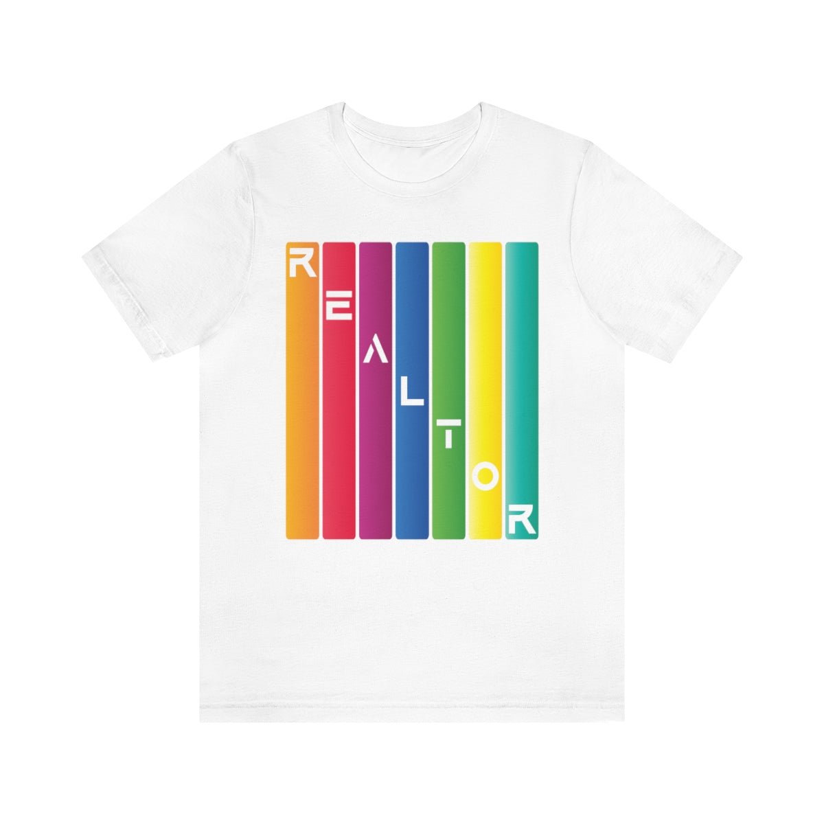 Realtor Colored Bars Tee - T-Shirt | ShirtyAgents
