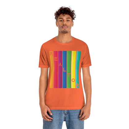 Realtor Colored Bars Tee - T-Shirt | ShirtyAgents