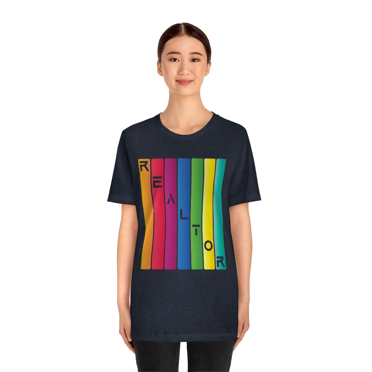Realtor Colored Bars Tee - T-Shirt | ShirtyAgents
