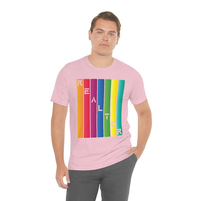 Realtor Colored Bars Tee - T-Shirt | ShirtyAgents