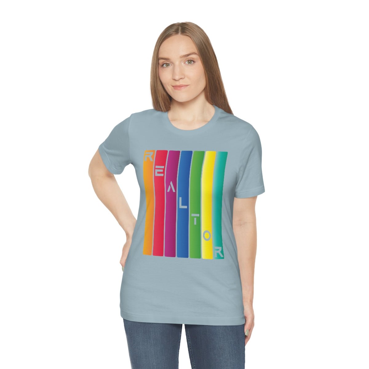 Realtor Colored Bars Tee - T-Shirt | ShirtyAgents
