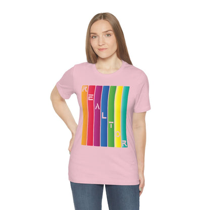Realtor Colored Bars Tee - T-Shirt | ShirtyAgents