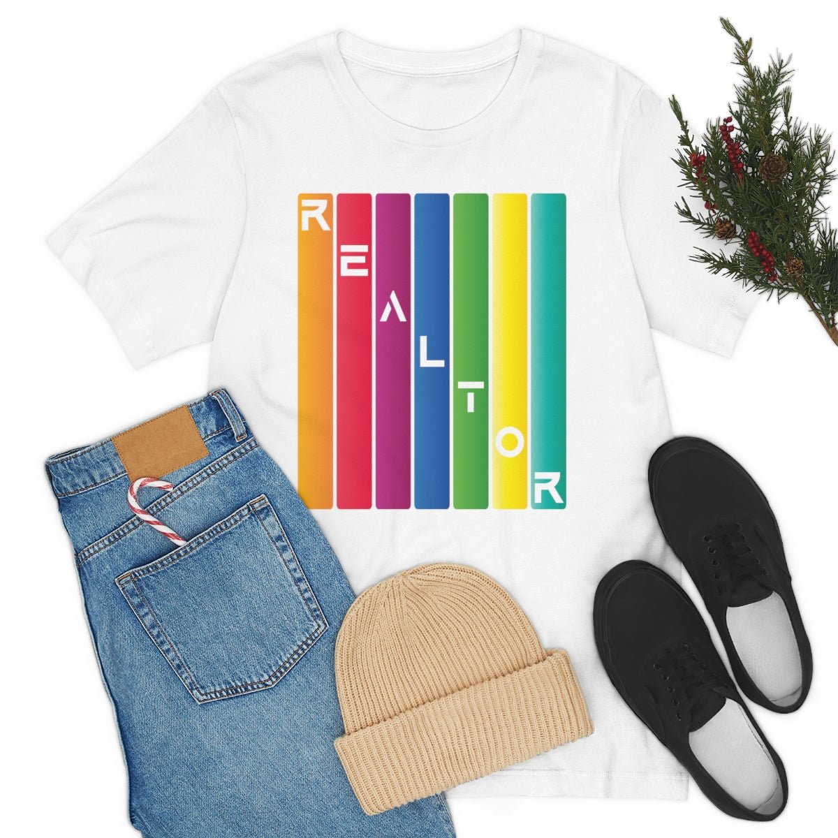 Realtor Colored Bars Tee - T-Shirt | ShirtyAgents