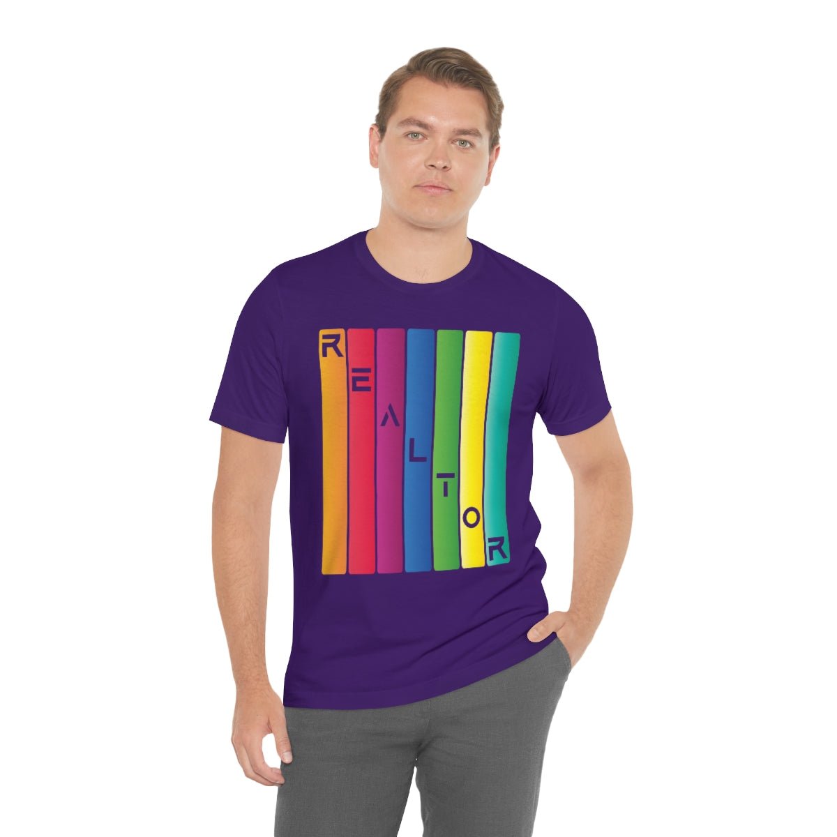 Realtor Colored Bars Tee - T-Shirt | ShirtyAgents