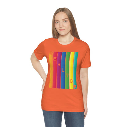 Realtor Colored Bars Tee - T-Shirt | ShirtyAgents