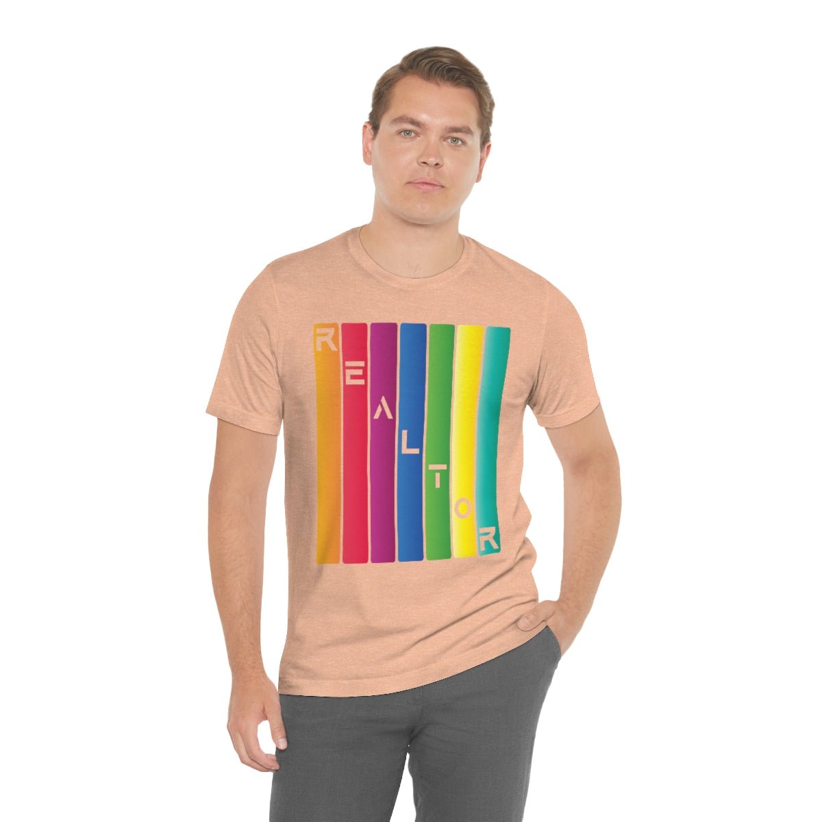 Realtor Colored Bars Tee - T-Shirt | ShirtyAgents