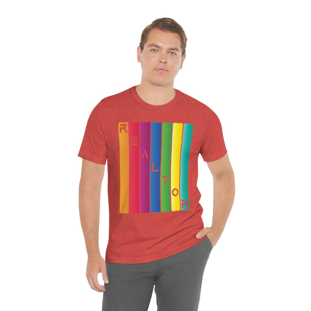 Realtor Colored Bars Tee - T-Shirt | ShirtyAgents