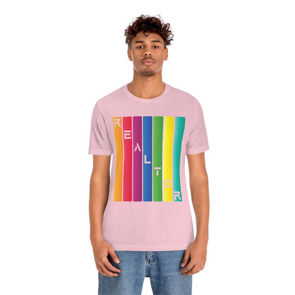Realtor Colored Bars Tee - T-Shirt | ShirtyAgents