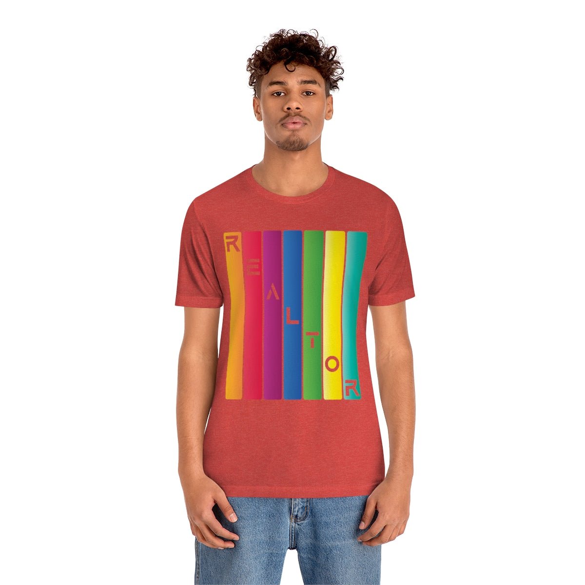 Realtor Colored Bars Tee - T-Shirt | ShirtyAgents