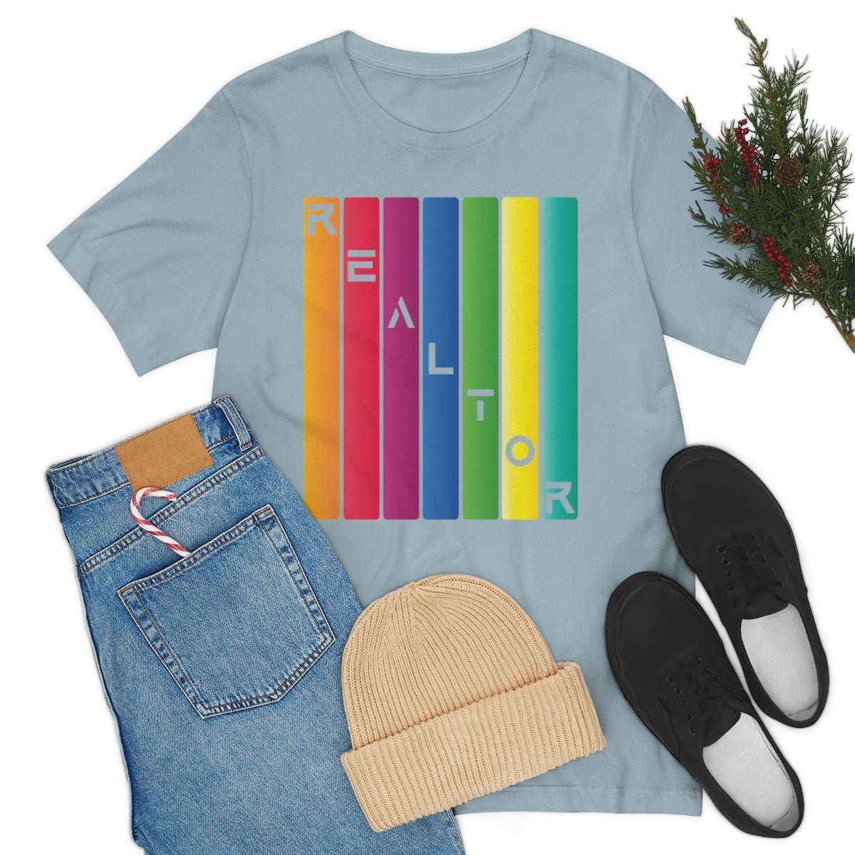 Realtor Colored Bars Tee - T-Shirt | ShirtyAgents