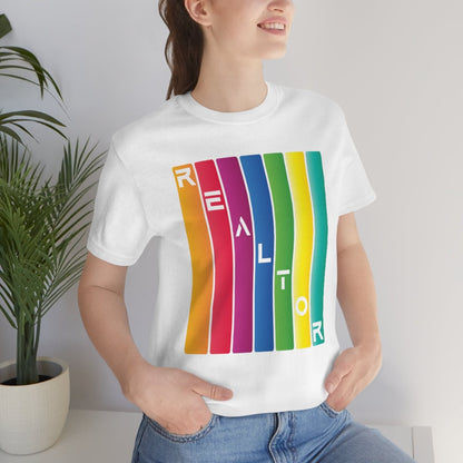 Realtor Colored Bars Tee - T-Shirt | ShirtyAgents