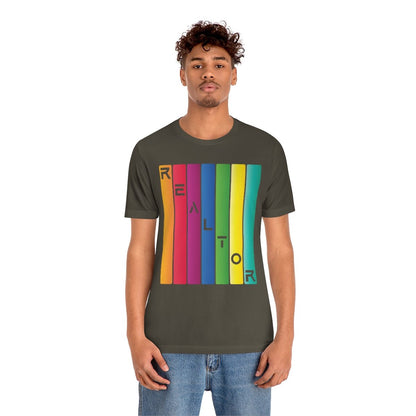 Realtor Colored Bars Tee - T-Shirt | ShirtyAgents