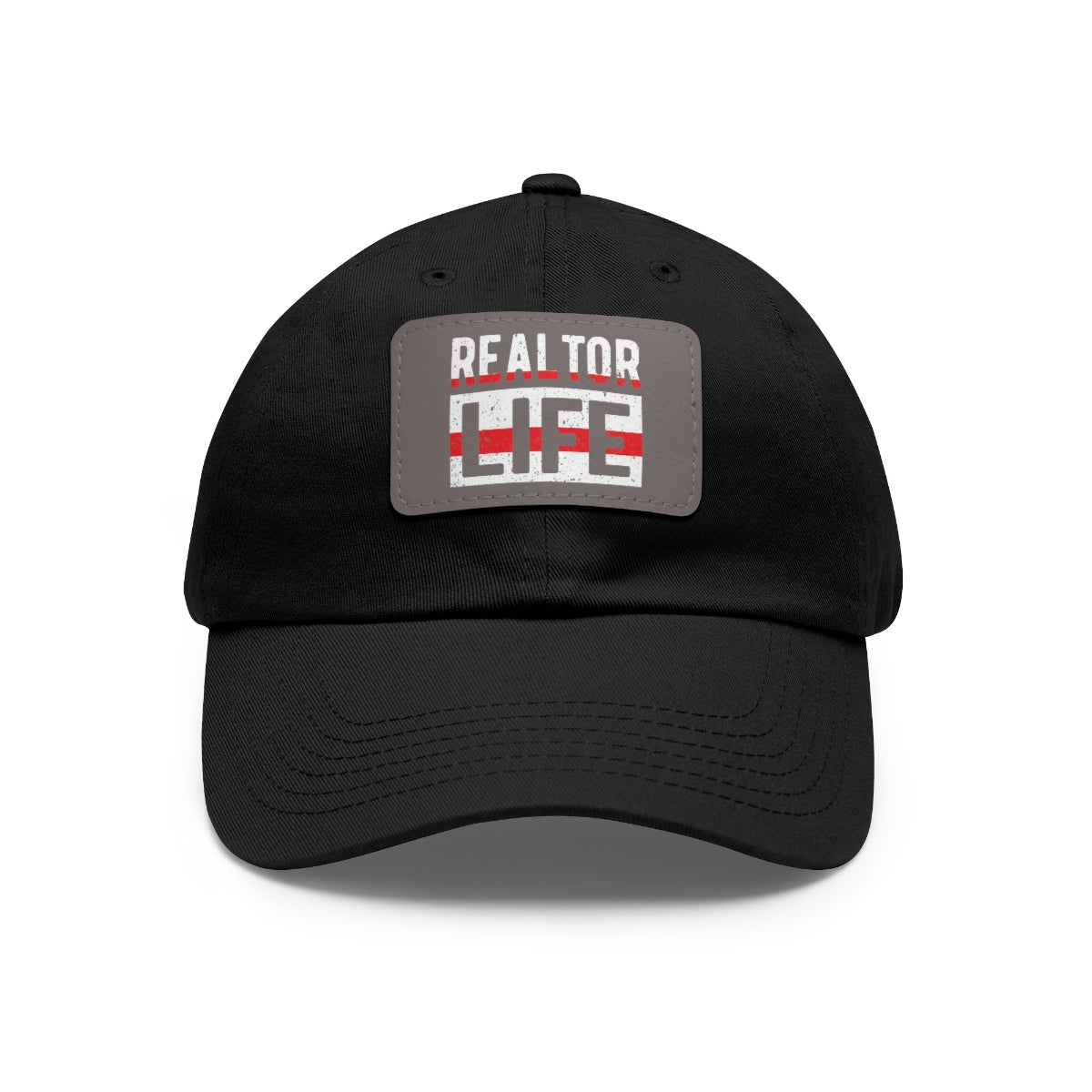 Realtor Life Hat with Leather Patch - Hats | ShirtyAgents