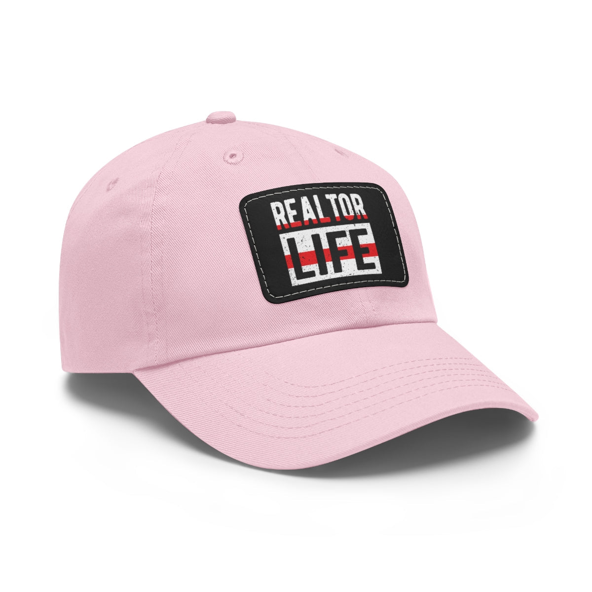 Realtor Life Hat with Leather Patch - Hats | ShirtyAgents
