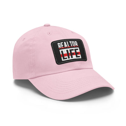 Realtor Life Hat with Leather Patch - Hats | ShirtyAgents