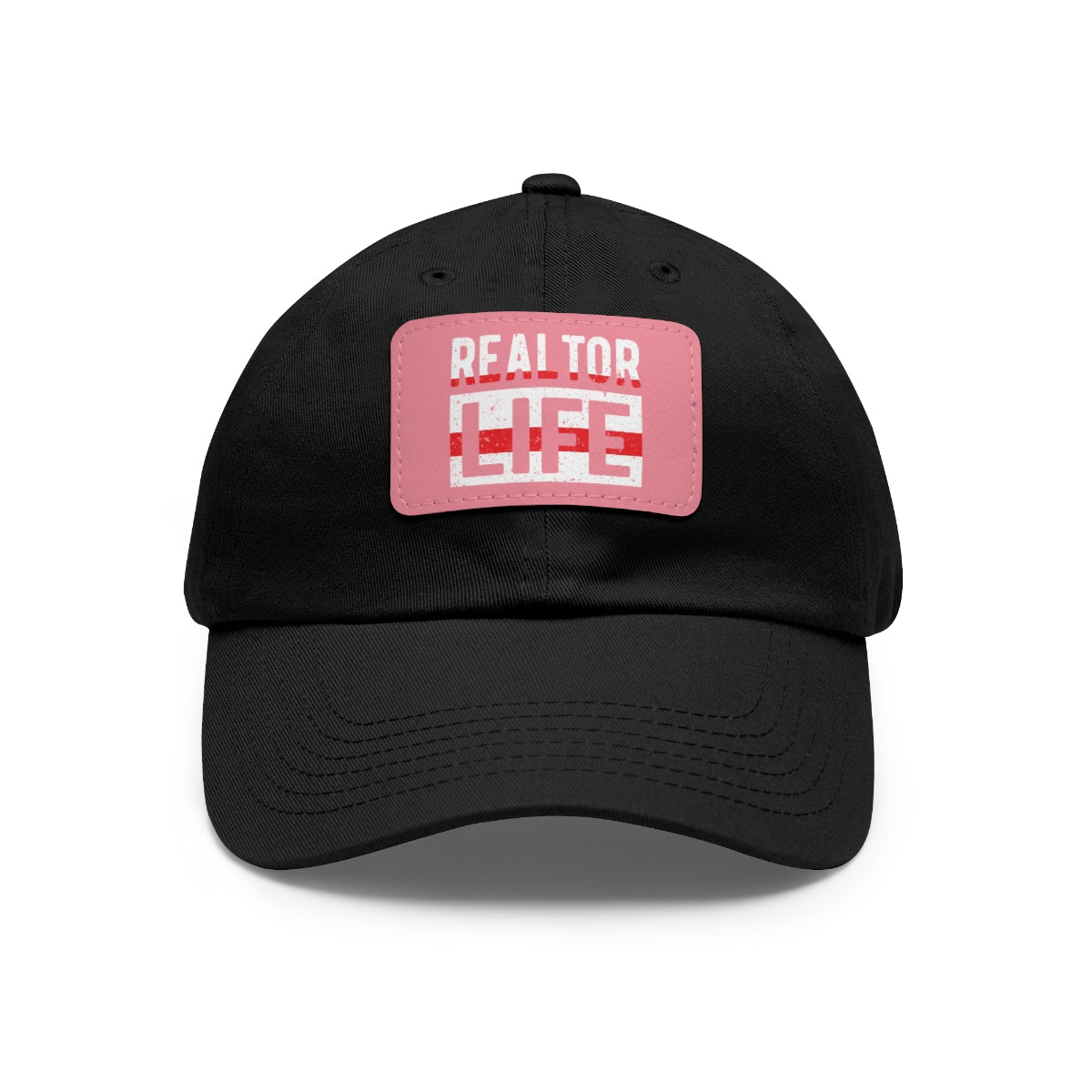 Realtor Life Hat with Leather Patch - Hats | ShirtyAgents