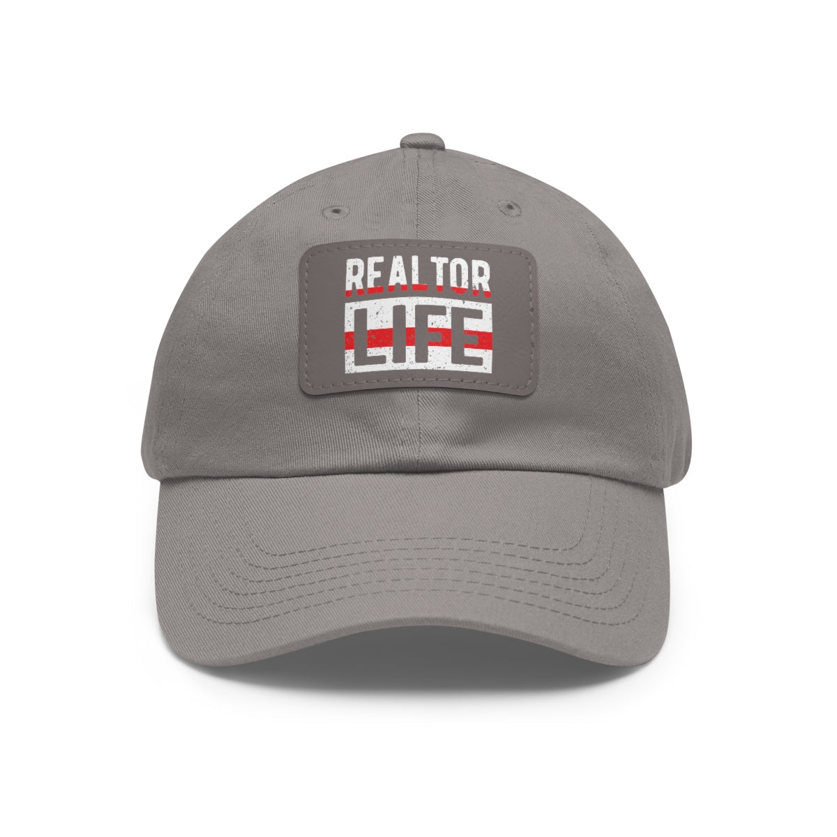 Realtor Life Hat with Leather Patch - Hats | ShirtyAgents
