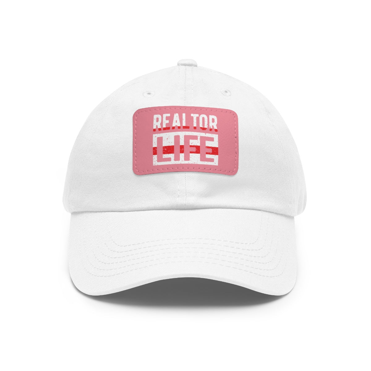 Realtor Life Hat with Leather Patch - Hats | ShirtyAgents