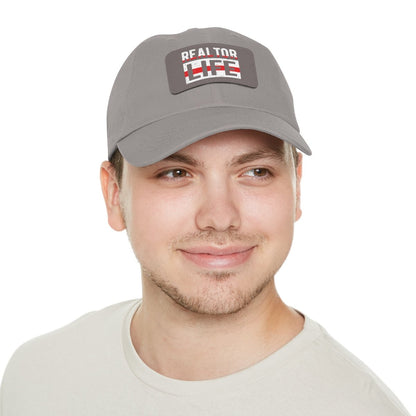 Realtor Life Hat with Leather Patch - Hats | ShirtyAgents