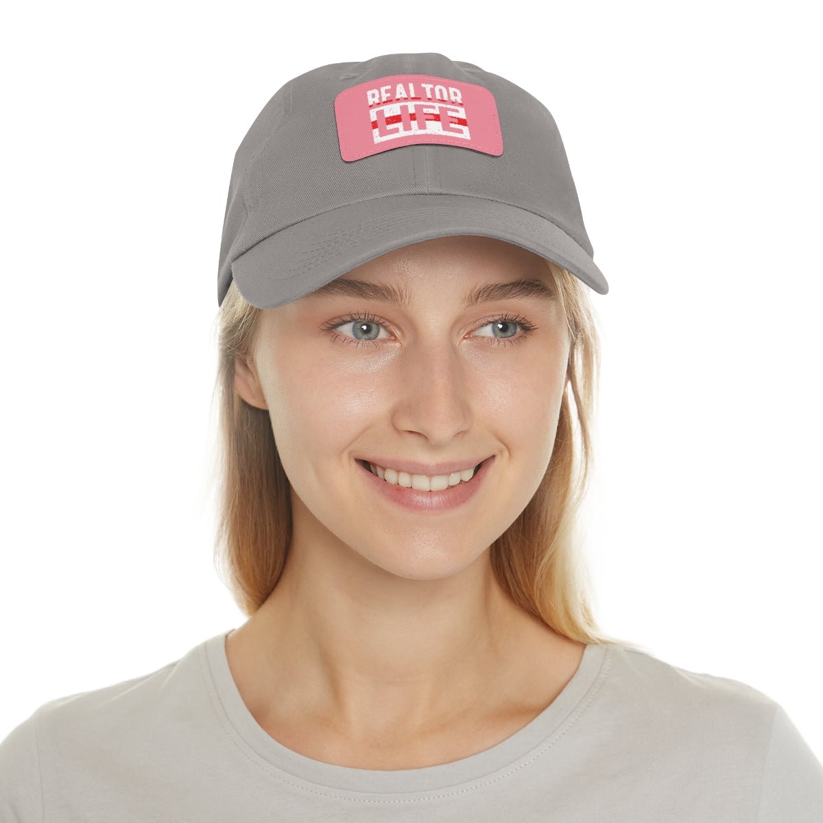 Realtor Life Hat with Leather Patch - Hats | ShirtyAgents