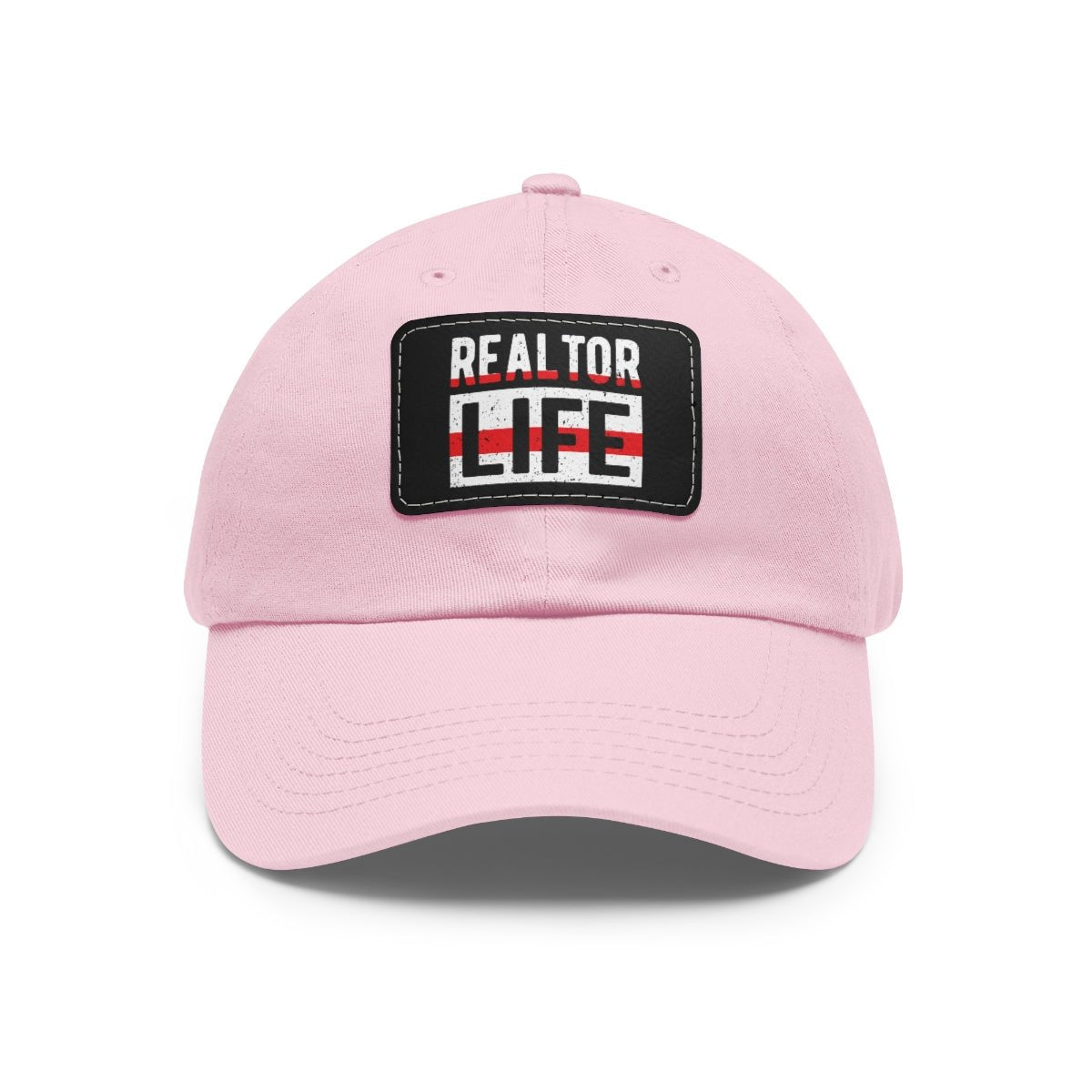 Realtor Life Hat with Leather Patch - Hats | ShirtyAgents