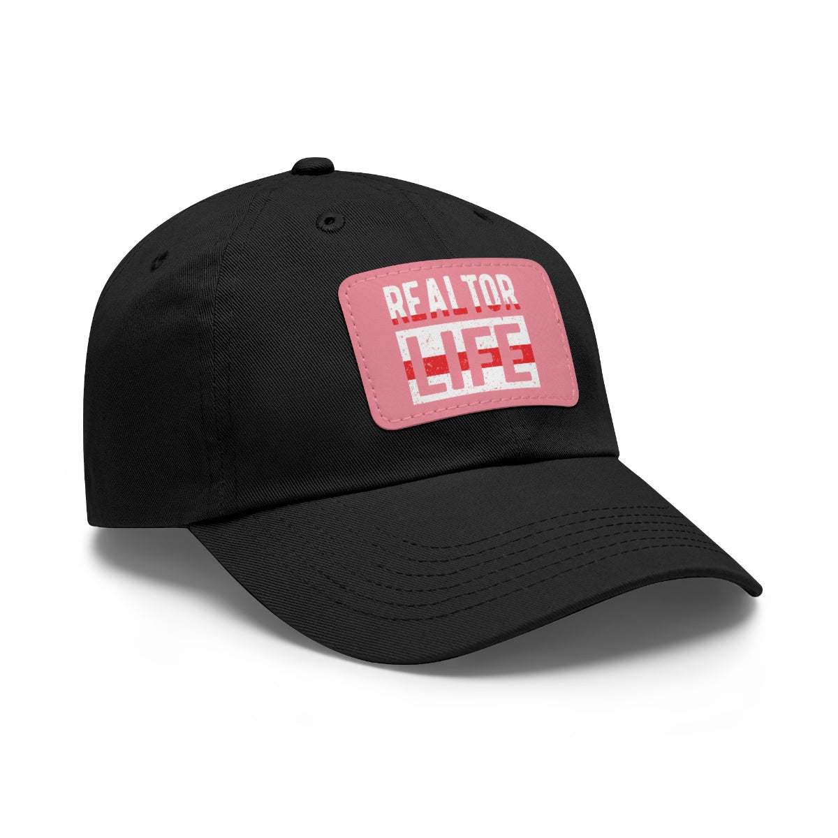 Realtor Life Hat with Leather Patch - Hats | ShirtyAgents