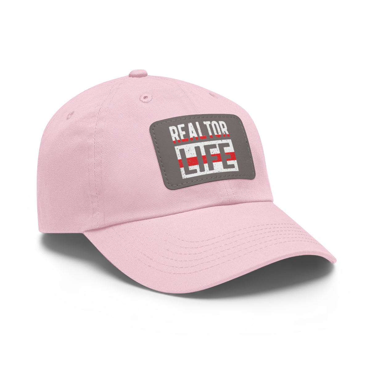 Realtor Life Hat with Leather Patch - Hats | ShirtyAgents
