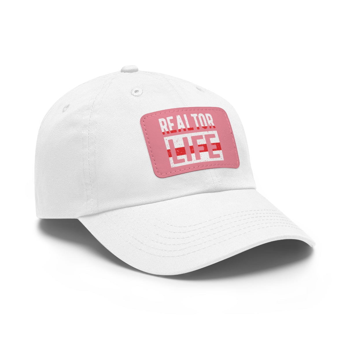 Realtor Life Hat with Leather Patch - Hats | ShirtyAgents