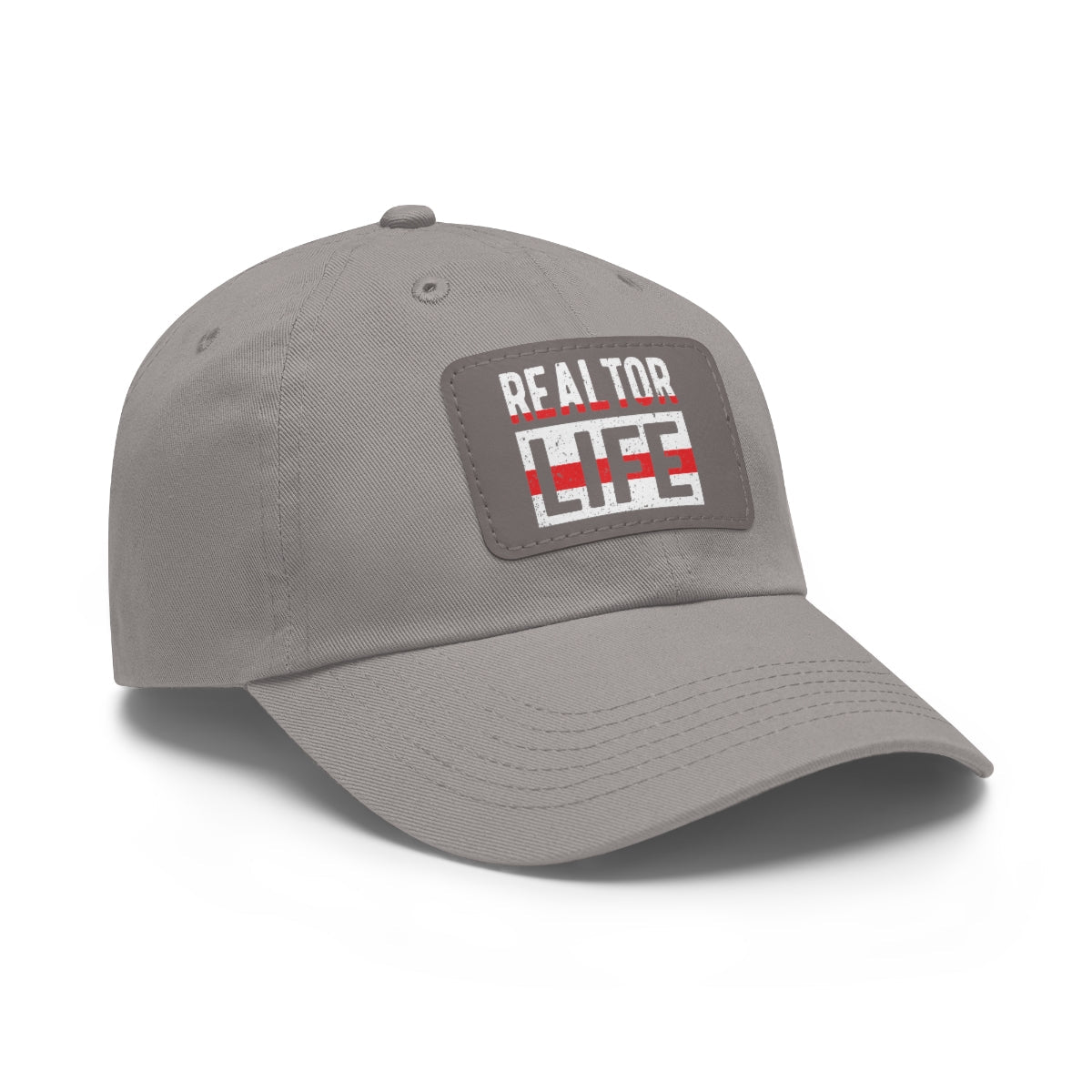 Realtor Life Hat with Leather Patch - Hats | ShirtyAgents