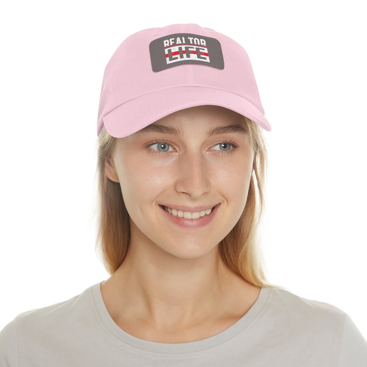 Realtor Life Hat with Leather Patch - Hats | ShirtyAgents