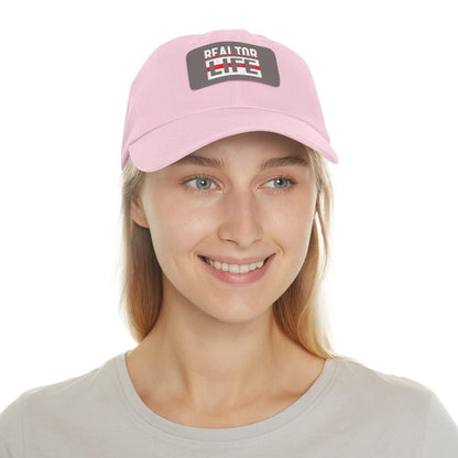Realtor Life Hat with Leather Patch - Hats | ShirtyAgents