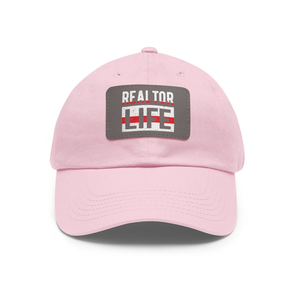 Realtor Life Hat with Leather Patch - Hats | ShirtyAgents