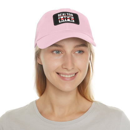 Realtor Life Hat with Leather Patch - Hats | ShirtyAgents