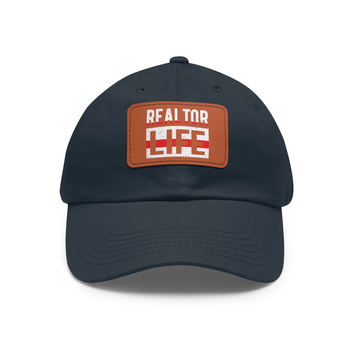 Realtor Life Hat with Leather Patch - Hats | ShirtyAgents