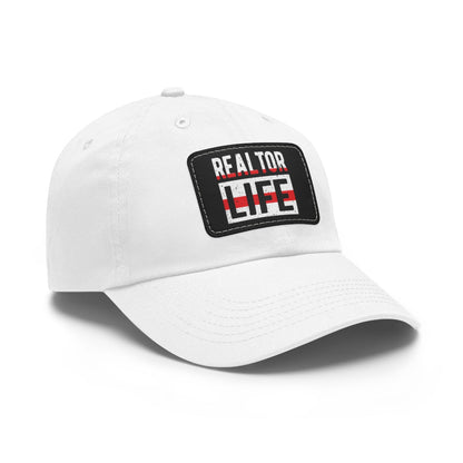 Realtor Life Hat with Leather Patch - Hats | ShirtyAgents