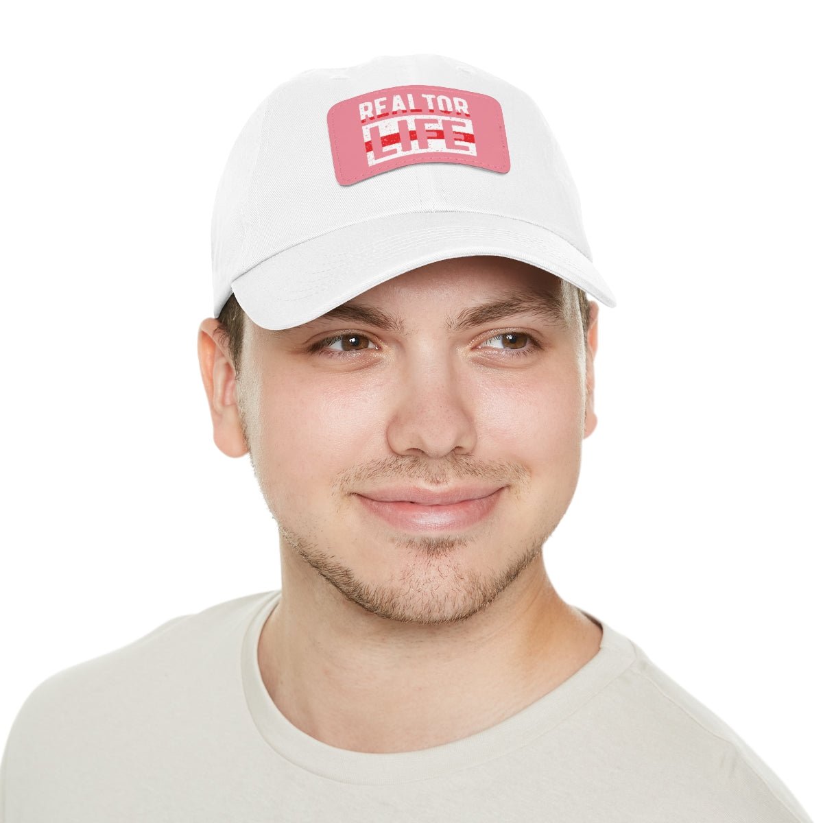 Realtor Life Hat with Leather Patch - Hats | ShirtyAgents