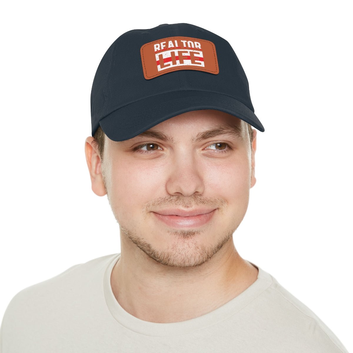 Realtor Life Hat with Leather Patch - Hats | ShirtyAgents
