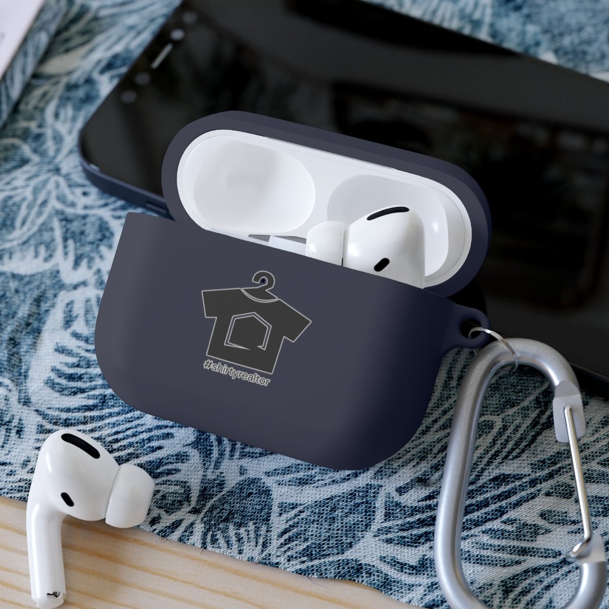 Shirty Realtor Black Logo AirPods Case - Accessories | ShirtyAgents