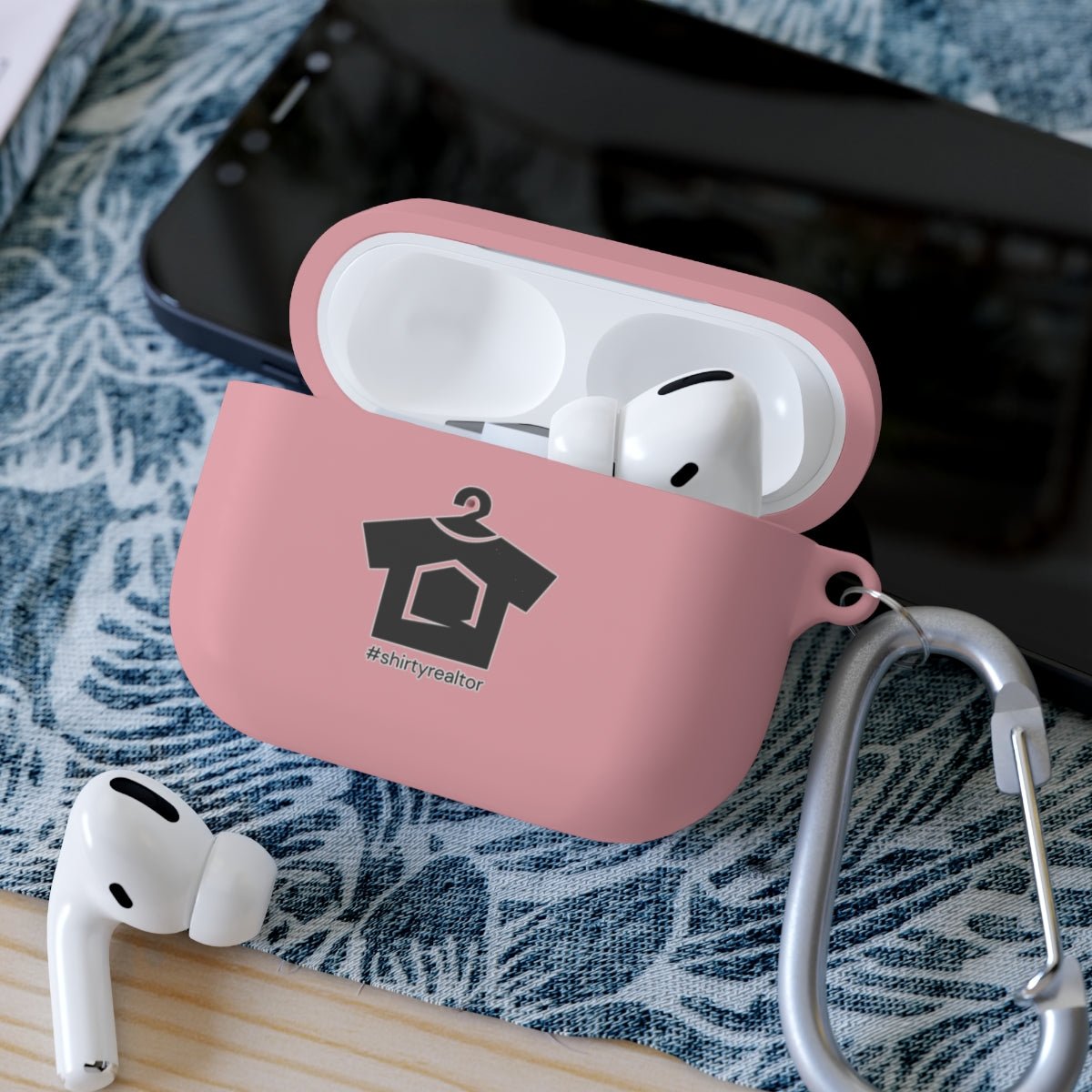 Shirty Realtor Black Logo AirPods Case - Accessories | ShirtyAgents