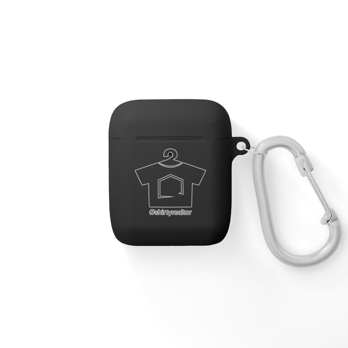 Shirty Realtor Black Logo AirPods Case - Accessories | ShirtyAgents