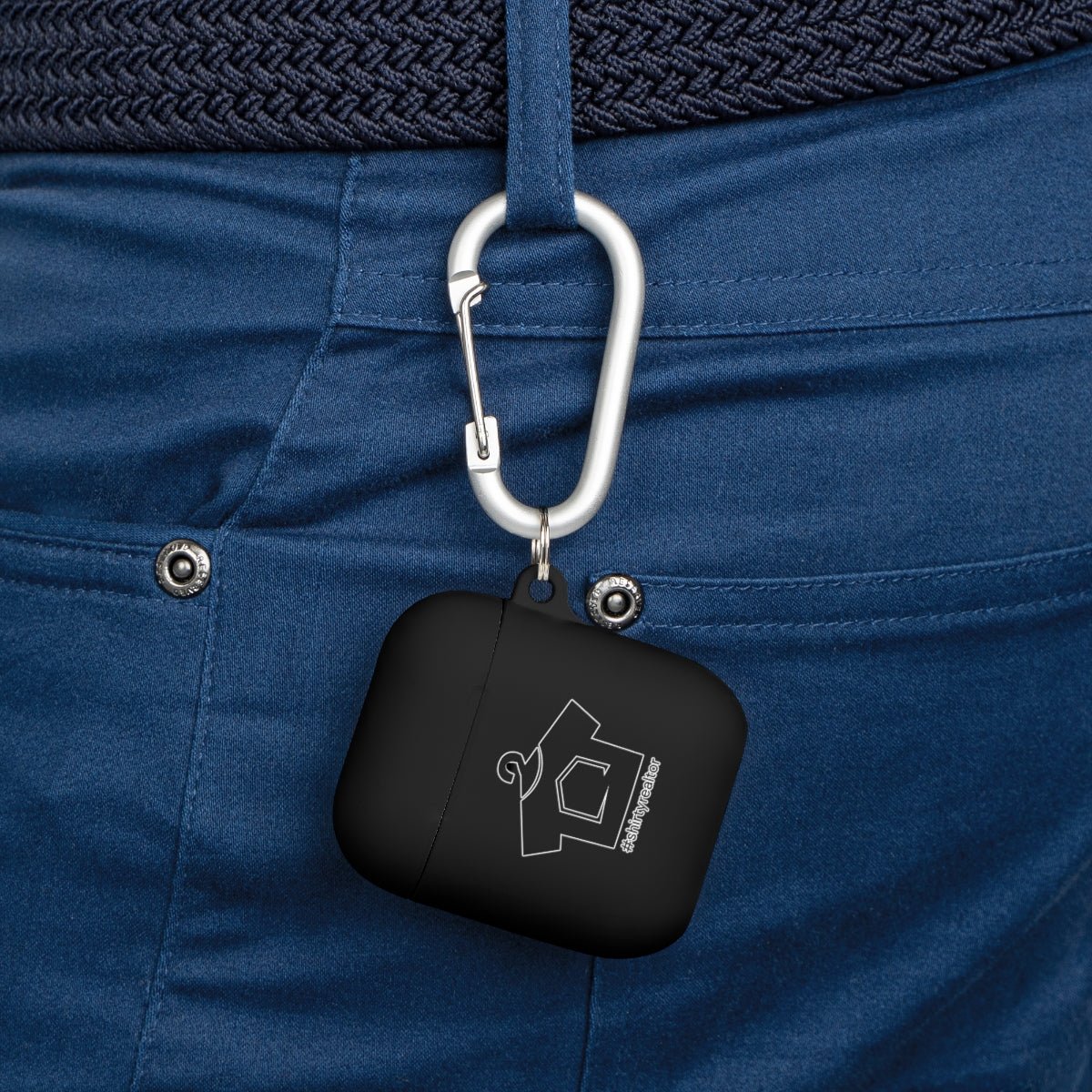 Shirty Realtor Black Logo AirPods Case - Accessories | ShirtyAgents