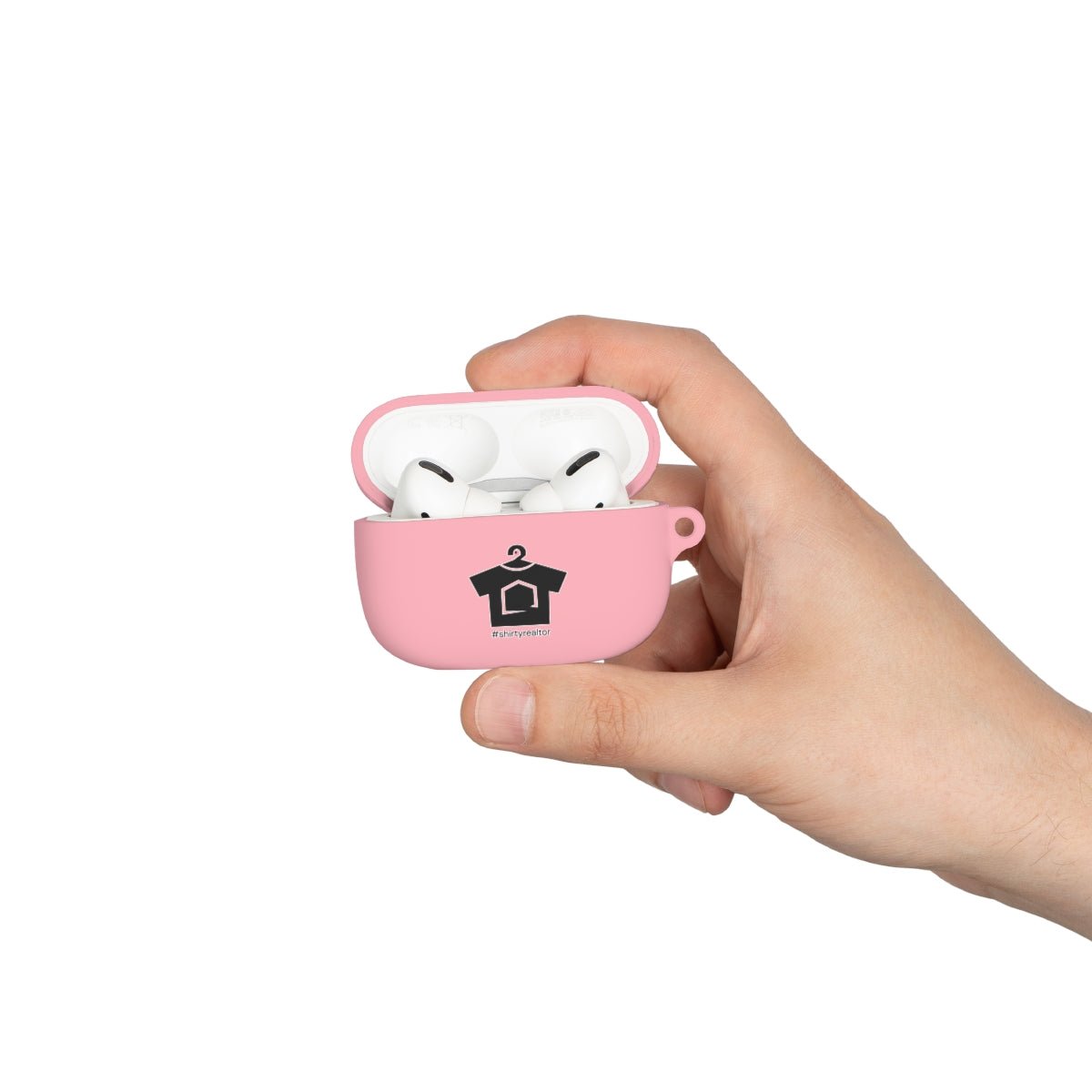 Shirty Realtor Black Logo AirPods Case - Accessories | ShirtyAgents