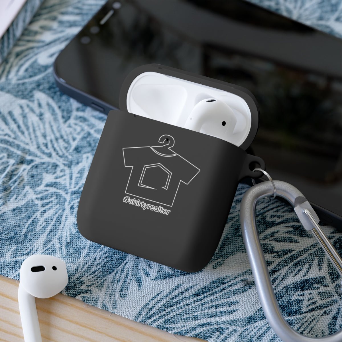 Shirty Realtor Black Logo AirPods Case - Accessories | ShirtyAgents