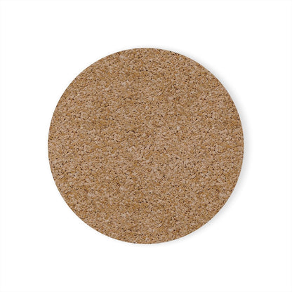 ShirtyRealtor Black Logo Cork Back Coaster - Home Decor | ShirtyAgents
