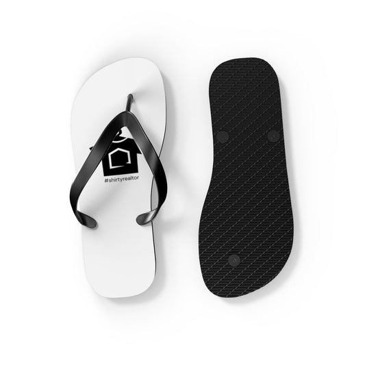 ShirtyRealtor Black Logo Flip Flops - Shoes | ShirtyAgents